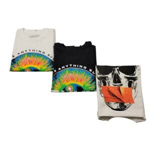 SHHH Bobby Shmurda 3pc T-Shirt Bundle Size M New w Tags Eye Skull 731